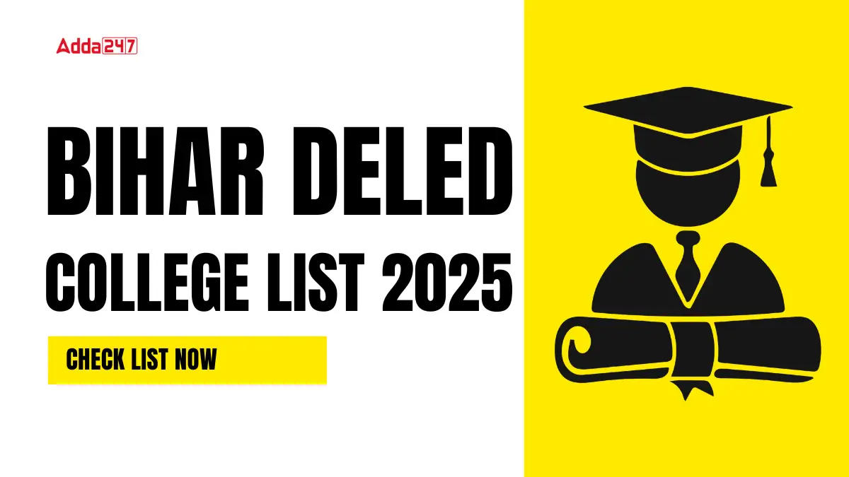 Bihar Deled College List 2025