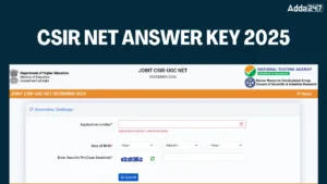 CSIR NET Answer Key 2025