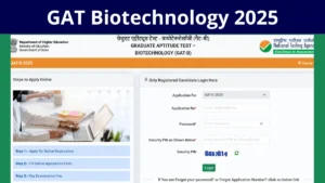 GAT Biotechnology 2025, Exam Date, Syllabus, Eligibility