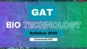 GAT B Syllabus 2025, Check Section-wise Syllabus & Pattern Here