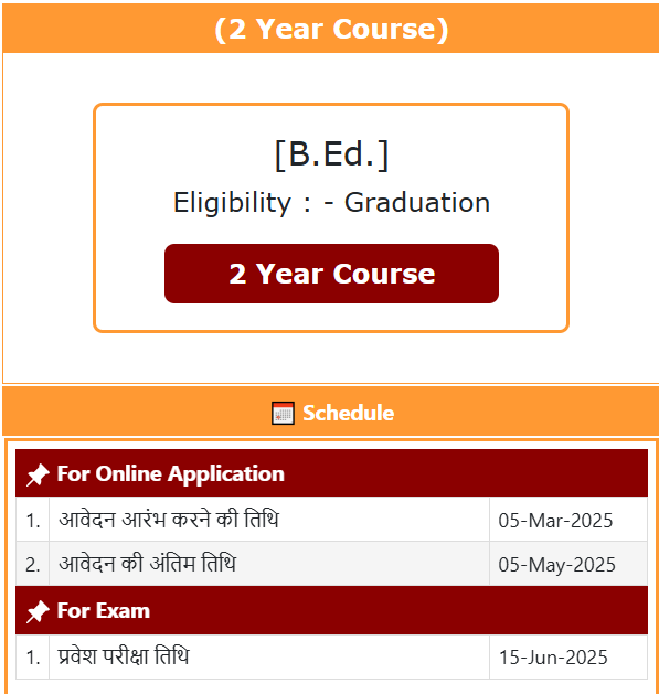 Rajasthan PTET Exam 2025, Apply till 5 May for 2 year BEd Program_3.1