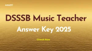DSSSB Music Teacher Answer Key 2025