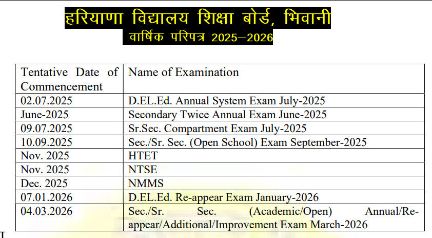 HTET Exam Date 2025 Out, Check Here PRT, TGT, PGT Exam Schedule_3.1