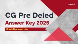 CG Pre Deled Answer Key 2025