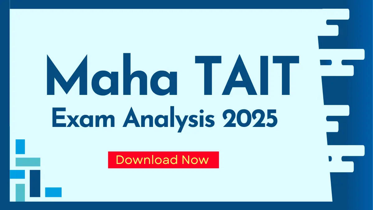 Maha TAIT Exam Analysis 2025