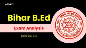 Bihar BEd Exam Analysis
