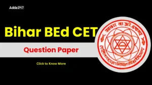 Bihar BEd Question Paper