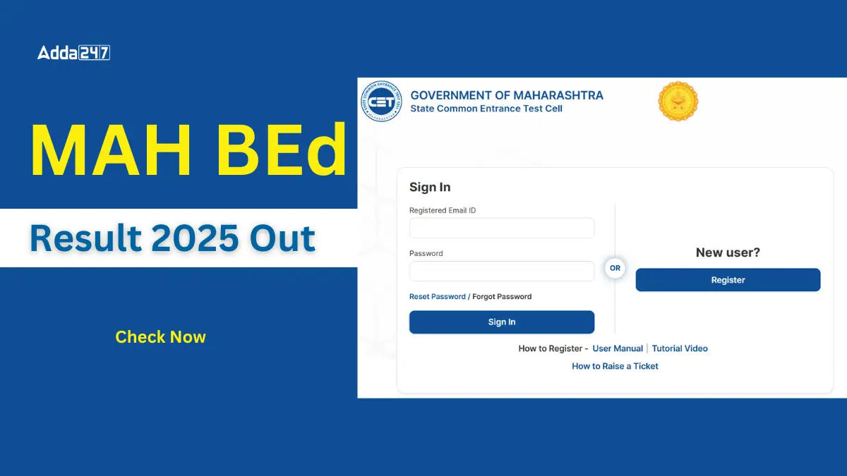 MAH BEd Result 2025 Out