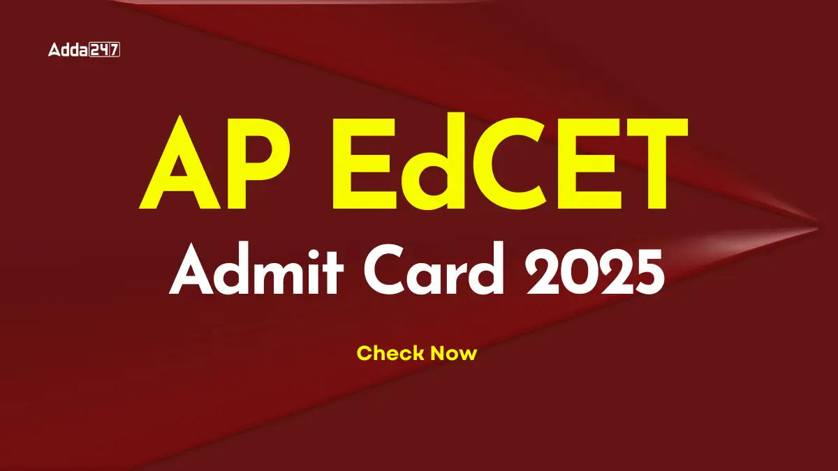 AP EdCET Admit Card 2025