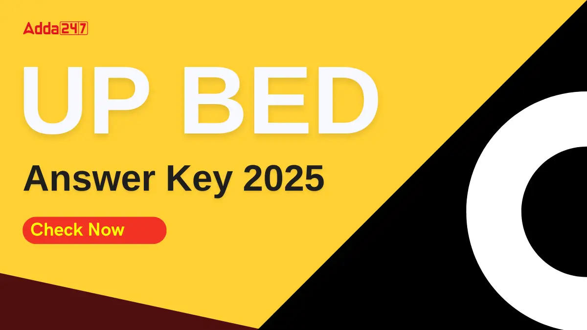 UP BED Answer Key 2025