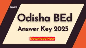 Odisha Bed Answer Key 2025