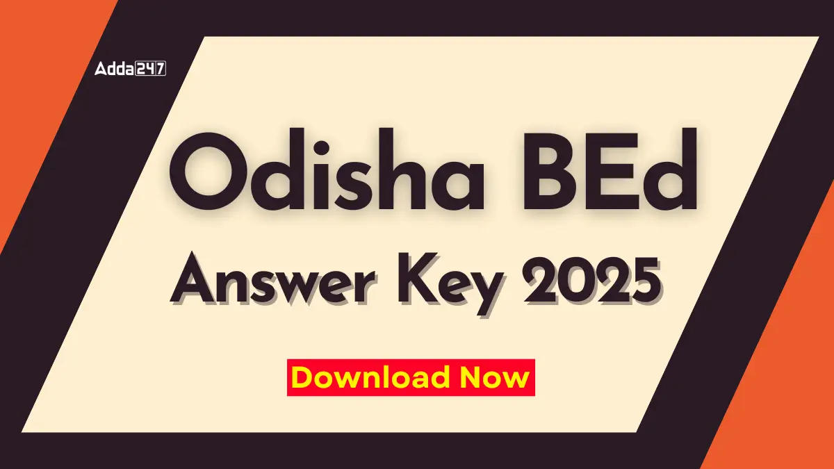 Odisha Bed Answer Key 2025