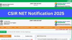 CSIR NET Notification 2025 Out, Check Exam Date and Apply Online Link