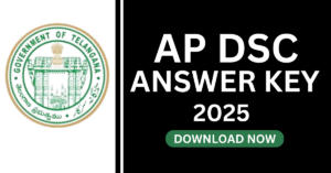 AP DSC Response Sheet 2025