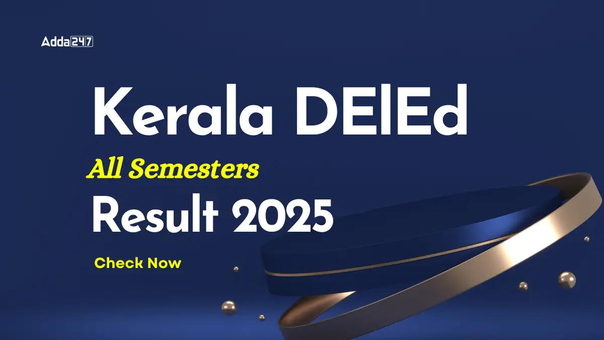 Kerala DElEd Result 2025
