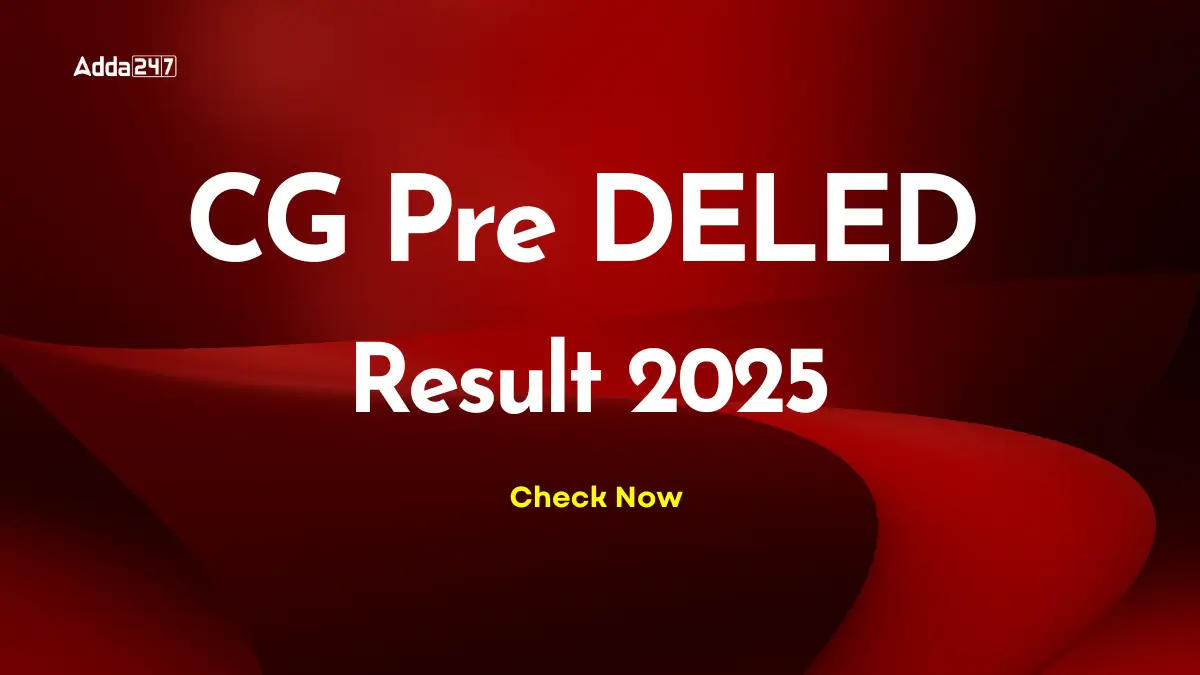 CG Vyapam Pre Deled Result 2025