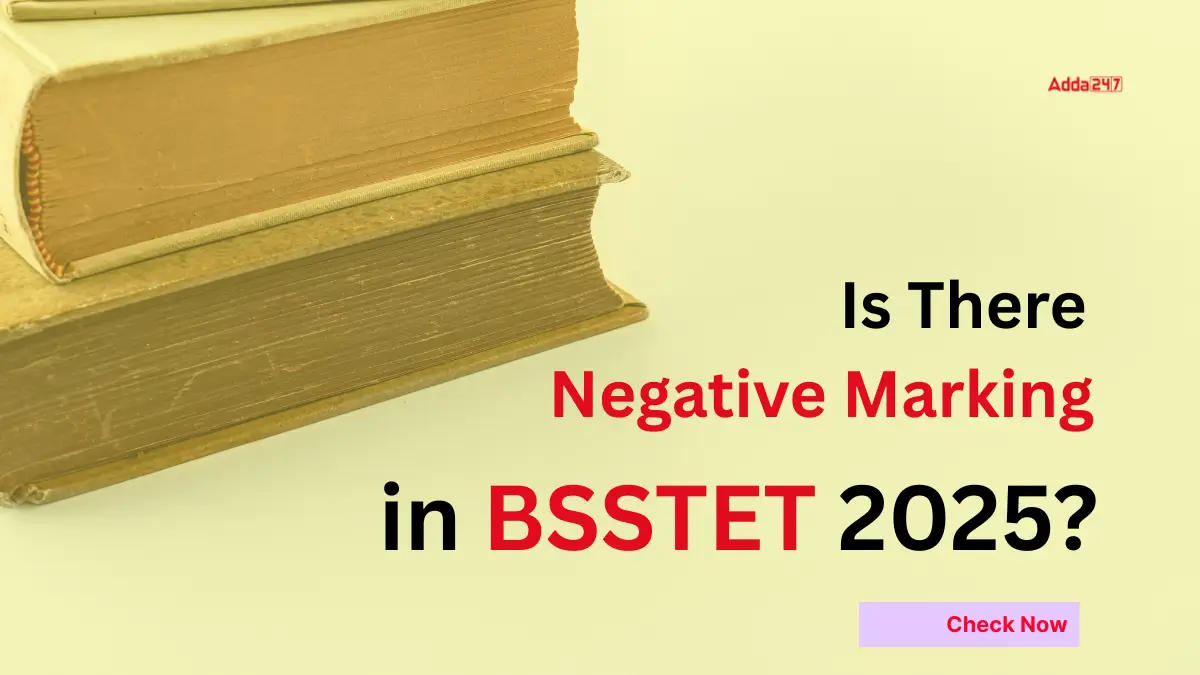 Is There Negative Marking in BSSTET 2025