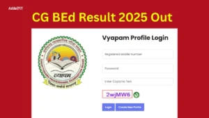CG BEd Result 2025 Out