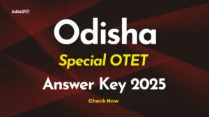 Odisha Special OTET Answer Key 2025