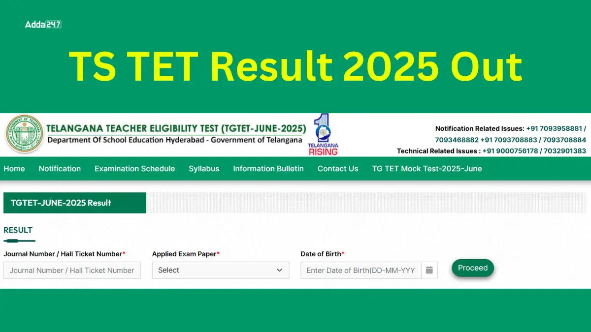 TS TET Result 2025 Out (1)