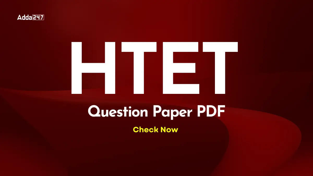 HTET Question Paper