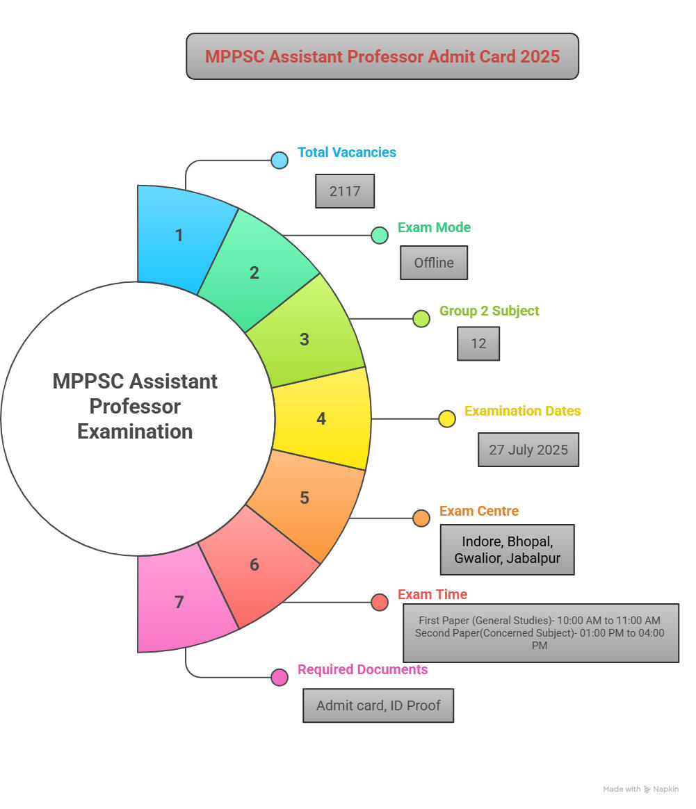 MPPSC Assistant Professor Admit Card 2025 Out, Direct Download Link Here_3.1