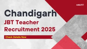 Chandigarh JBT Teacher Recruitment 2025