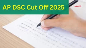 AP DSC Cut Off 2025