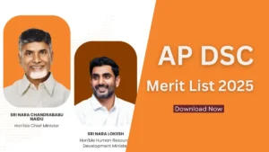 AP DSC Merit List 2025 Out