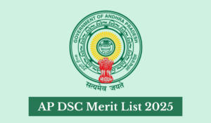 AP DSC Merit List 2025