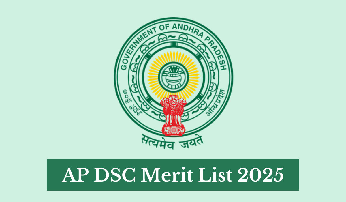 AP DSC Merit List 2025