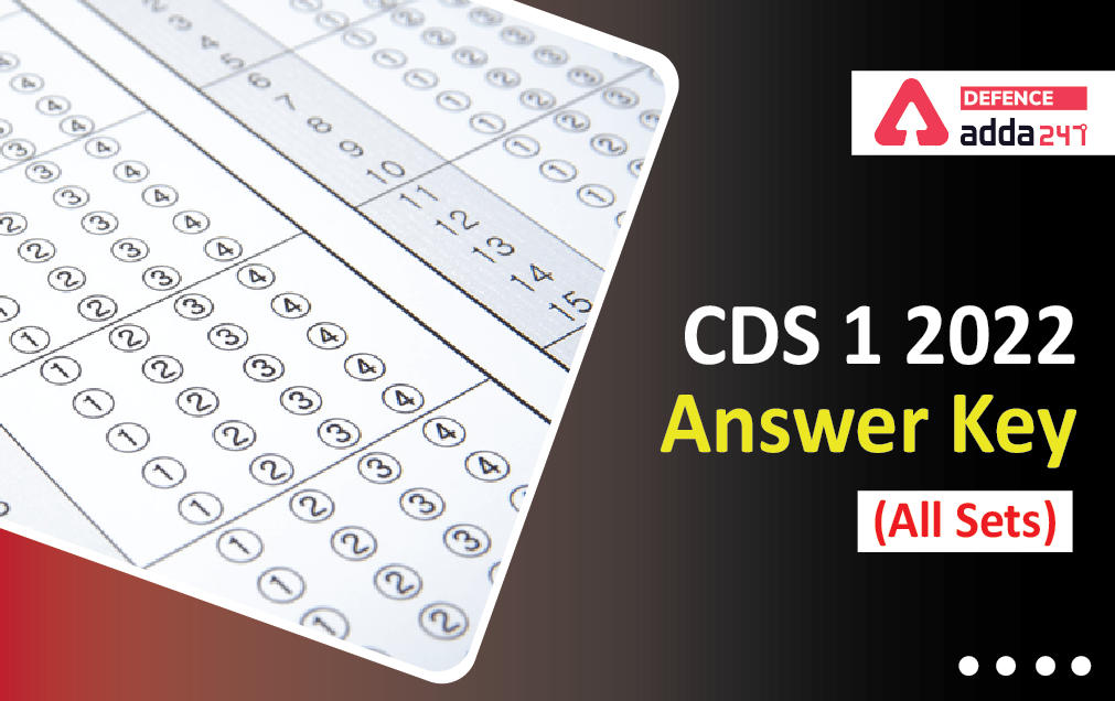 CDS 1 2022 Answer Key, All Set_30.1
