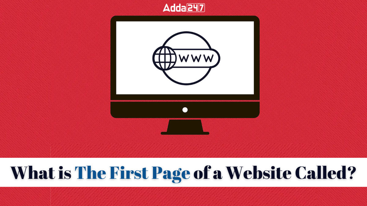 What is The First Page of a Website Called?