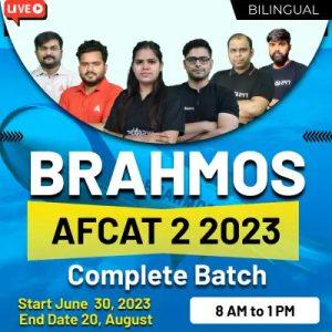 BRAHMOS AFCAT 2 2023 Complete Batch