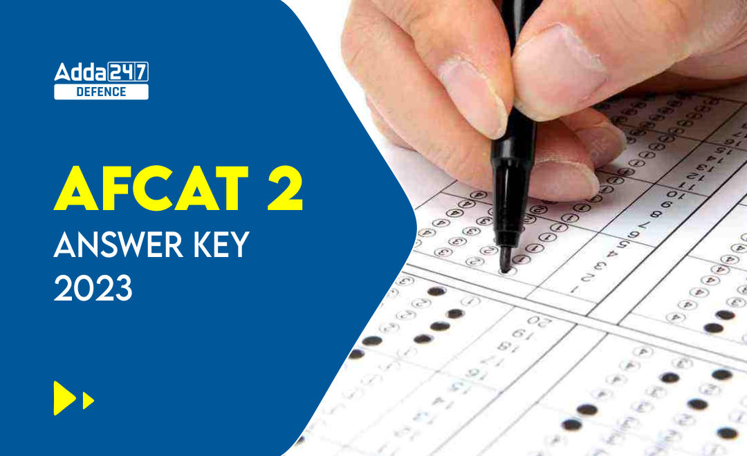 AFCAT 2 Answer Key 2023