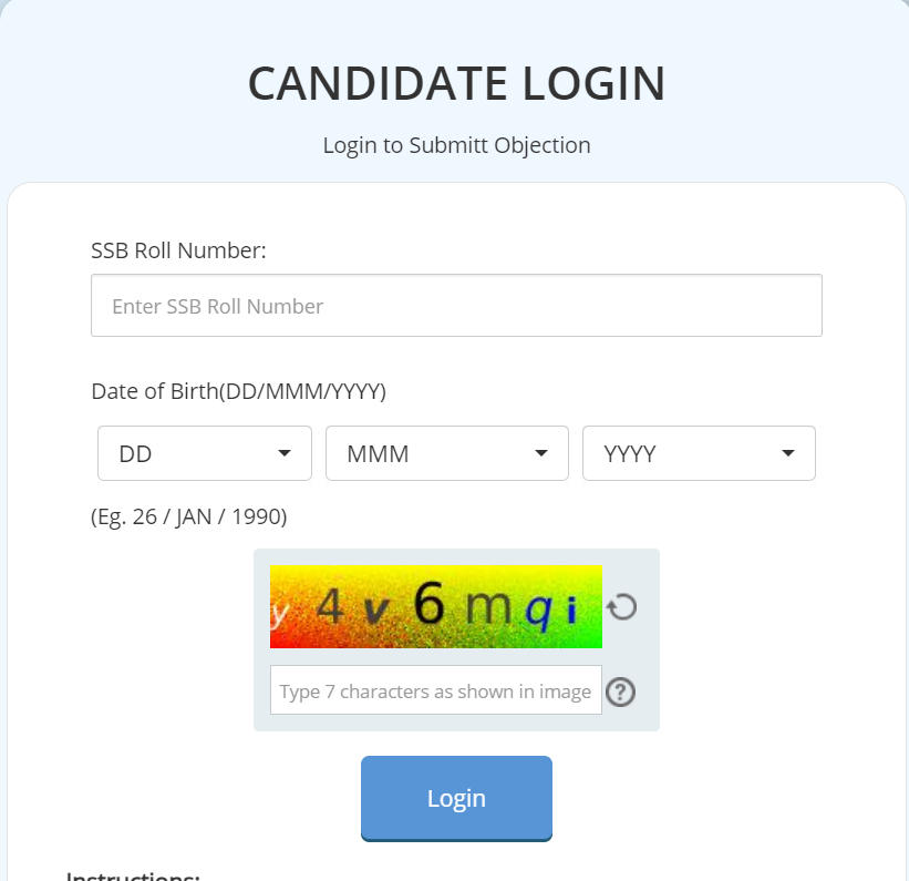 Admit Card