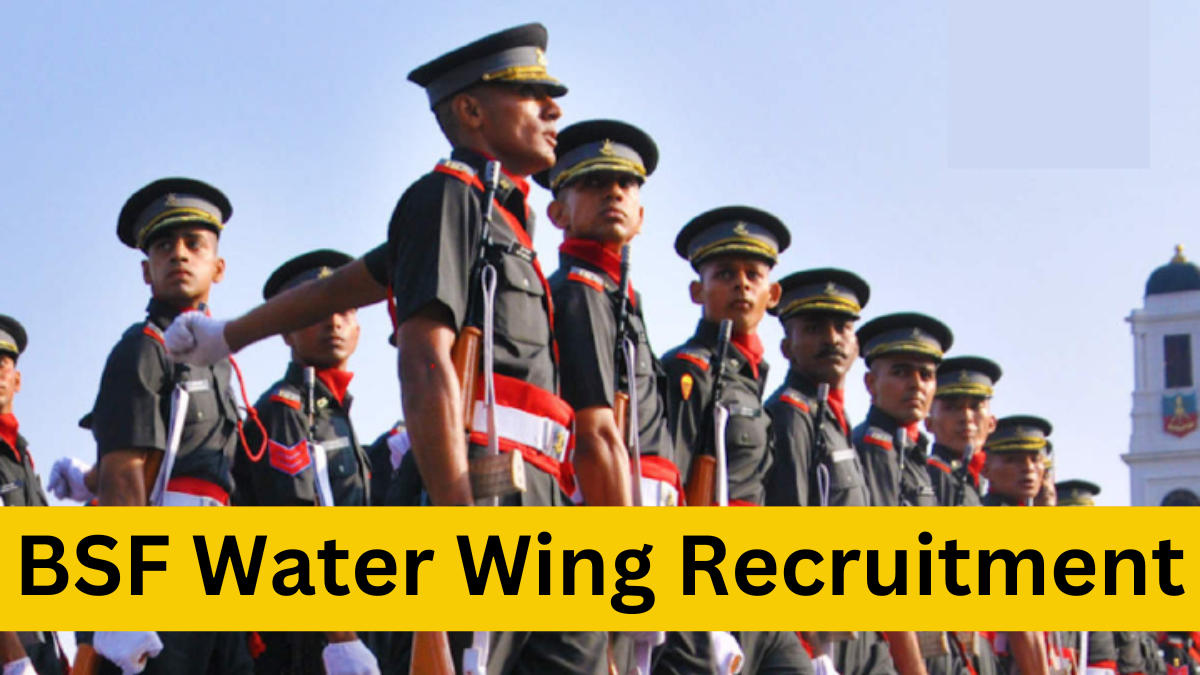 BSF Water Wing Recruitment 2024