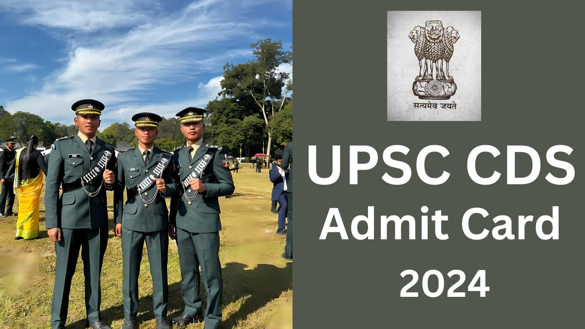 UPSC CDS 2 2024 Admit card Download