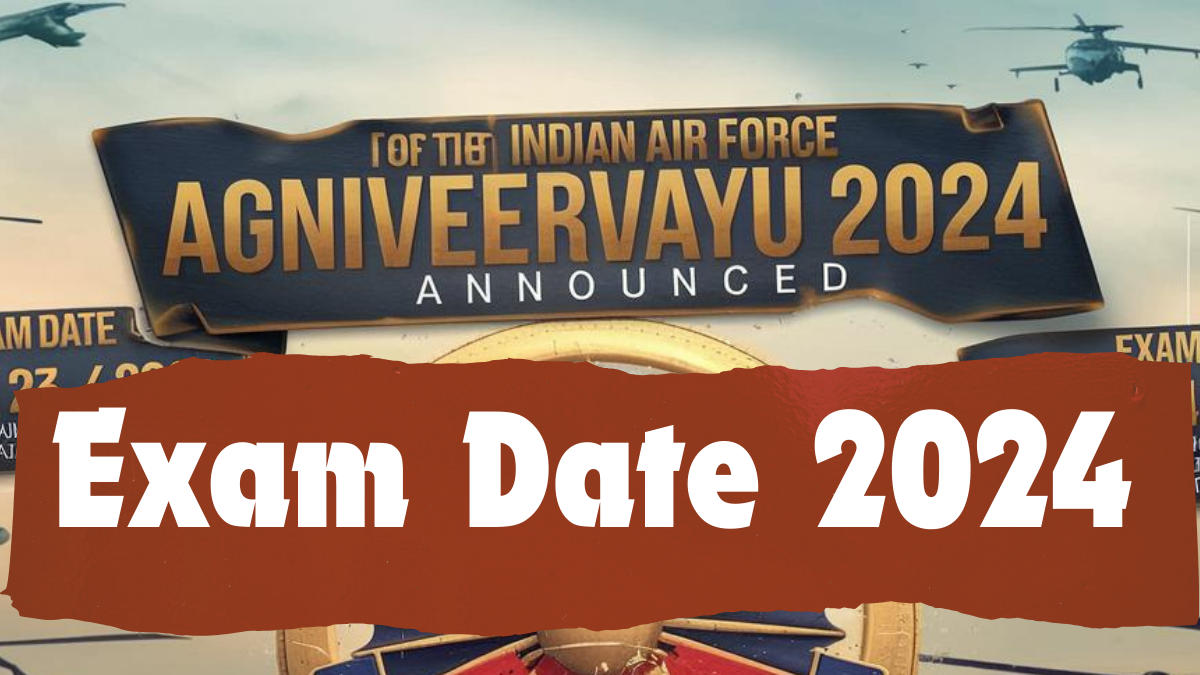 airforce agniveer exam date 2024