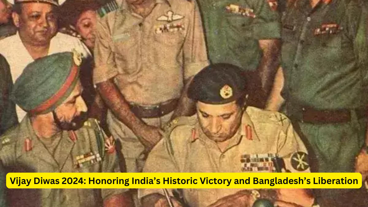 Vijay Diwas 2024: Honoring India’s Historic Victory and Bangladesh’s Liberation