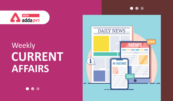 Weekly Current Affairs