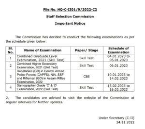 SSC GD Constable Exam Date 2022 Complete Exam Schedule_3.1