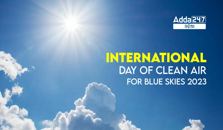 International Day of Clean Air for Blue Skies 2023