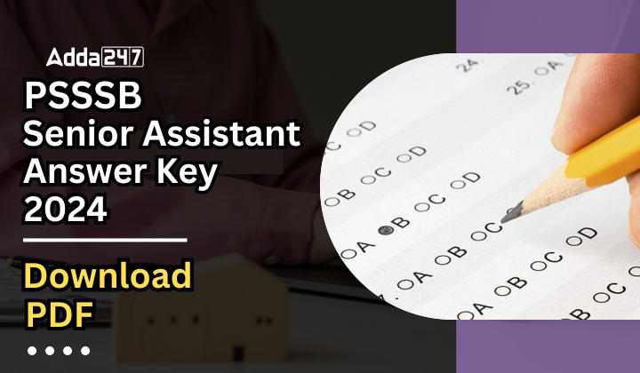 PSSSB Senior Assistant Answer Key