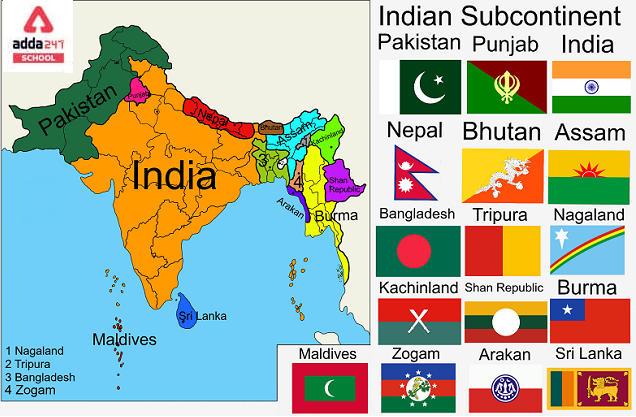 Why is India called a Subcontinent?