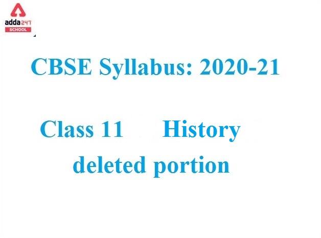 CBSE Class 11 History Deleted Syllabus 2021-22_30.1