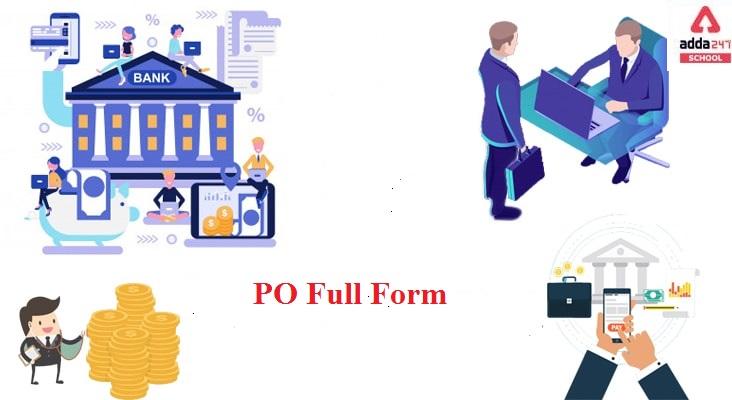 po full form in bank