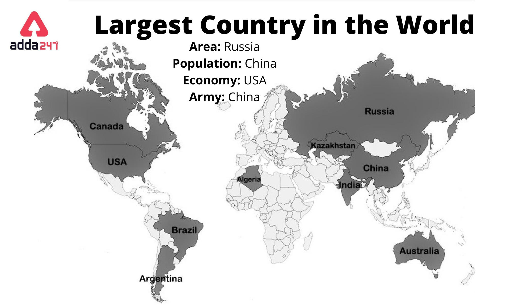 The Largest Country in the World by Area & Population_30.1