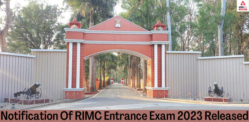 Notification Of RIMC Entrance Exam 2023 Released