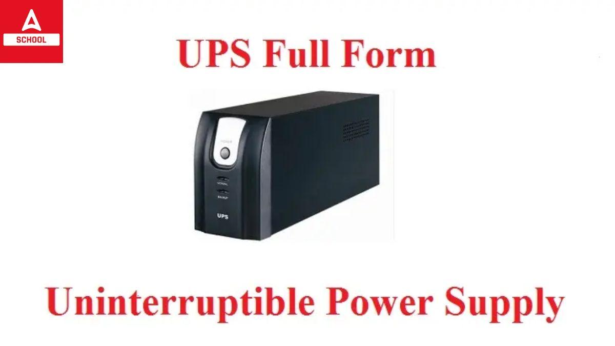 UPS Full Form